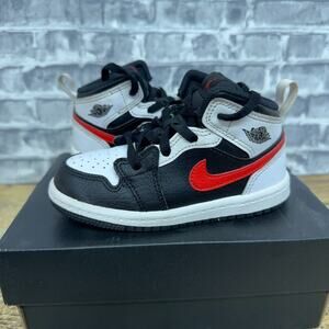 Nike Air Jordan 1 Mid Chile Red TD Toddler 640735-075 Toddler Size 8C